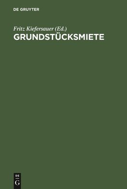 Grundstücksmiete