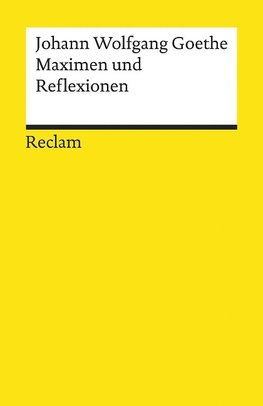 Maximen und Reflexionen