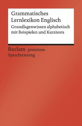 Grammatisches Lernlexikon Englisch