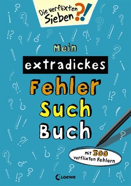 Mein extradickes Fehler-Such-Buch (petrol)