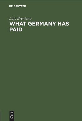 What Germany has paid