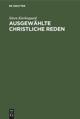 Ausgewählte christliche Reden