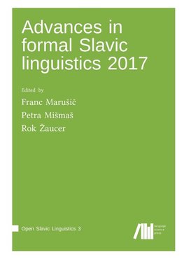 Advances in formal Slavic linguistics 2017