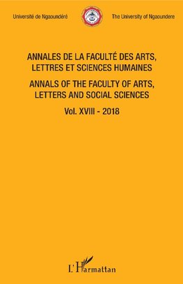 Annales de la faculté des arts, lettres et sciences humaines Vol XVIII - 2018