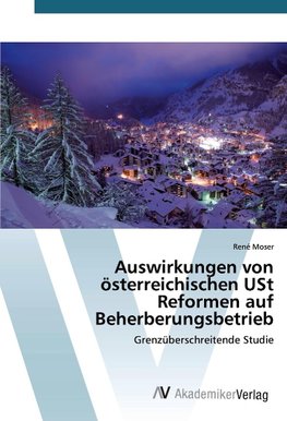 Auswirkungen von österreichischen USt Reformen auf Beherberungsbetrieb