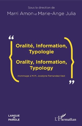 Oralité, Information, Typologie