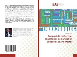 Rapport de recherches allocataires de Fondation Leopold Sedar Senghor