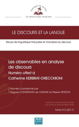 Les observables en analyse de discours