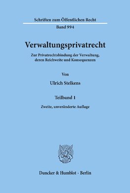 Verwaltungsprivatrecht.