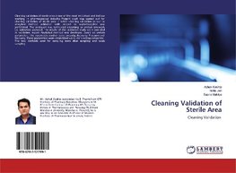 Cleaning Validation of Sterile Area