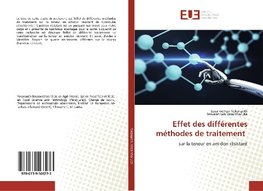 Effet des différentes méthodes de traitement