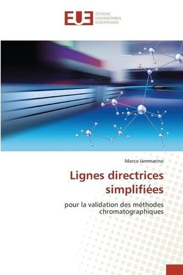 Lignes directrices simplifiées