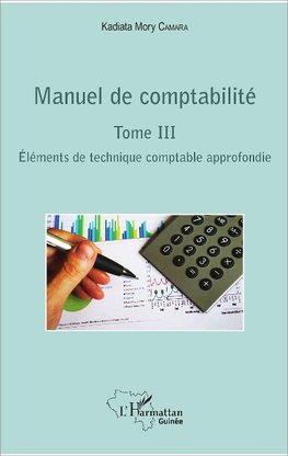 Manuel de comptabilité Tome III