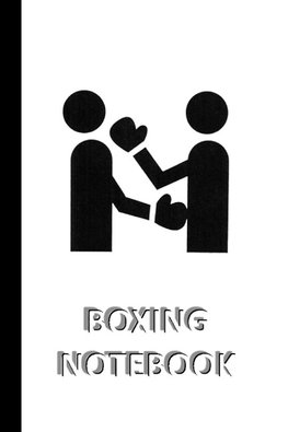 BOXING NOTEBOOK [ruled Notebook/Journal/Diary to write in, 60 sheets, Medium Size (A5) 6x9 inches]