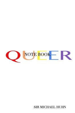 Queer Rainbow blank page Notebook