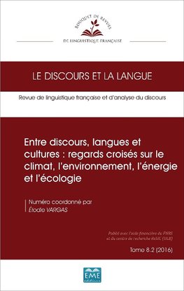 Entre discours, langues et cultures : regards croisés sur le climat, l'environnement, l'énergie et l'écologie