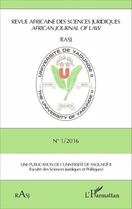 Revue africaine des sciences juridiques N° 1/2016