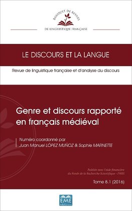 Genre et discours rapporté en français médiéval