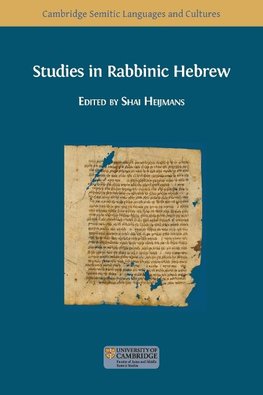 Studies in Rabbinic Hebrew