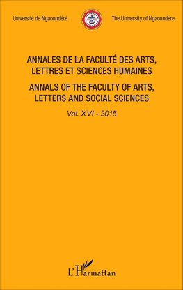 Annales de la faculté des arts, lettres et sciences humaines Vol XVI - 2015