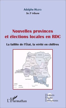 Nouvelles provinces et élections locales en RDC (fascicule broché)