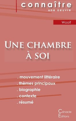 Fiche de lecture Une chambre à soi de Virginia Woolf (Analyse littéraire de référence et résumé complet)