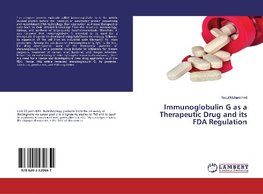 Immunoglobulin G as a Therapeutic Drug and its FDA Regulation