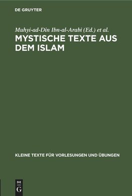 Mystische Texte aus dem Islam