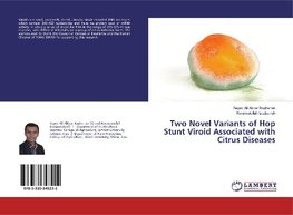 Two Novel Variants of Hop Stunt Viroid Associated with Citrus Diseases