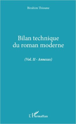 Bilan technique du roman moderne