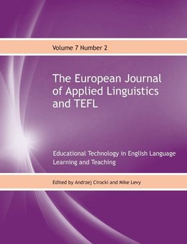 The European Journal of Applied Linguistics and TEFL Volume 7 Number 2