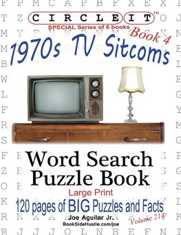 Circle It, 1970s Sitcoms Facts, Book 4, Word Search, Puzzle Book