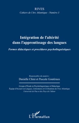 Intégration de l'altérité dans l'apprentissage des langues