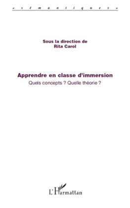 Apprendre en classe d'immersion