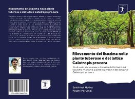 Rilevamento del lisozima nelle piante tuberose e del lattice Calotropis procera