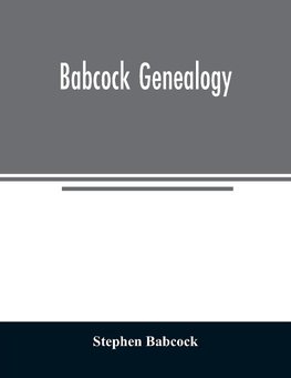 Babcock genealogy