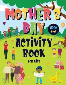 Mother's Day Activity Book for Kids Ages 4-8