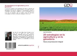 20 estrategias en la agricultura y en la ganadería