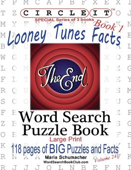 Circle It, Looney Tunes Facts, Book 1, Word Search, Puzzle Book