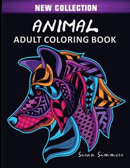 Animal Adult Coloring Book