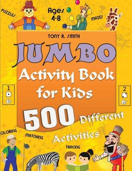 Jumbo Activity Book for Kids Ages 4-8