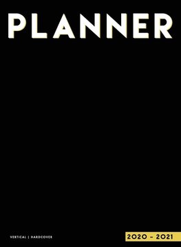 Planner 2020-2021 Weekly and Monthly Hardcover