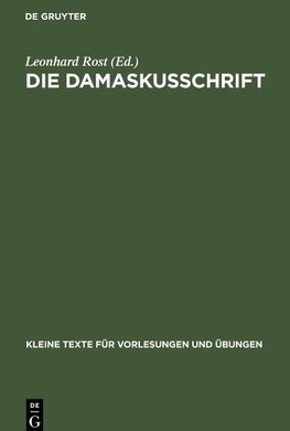 Die Damaskusschrift