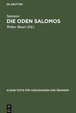 Die Oden Salomos