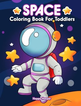 Space Coloring Book For Toddlers