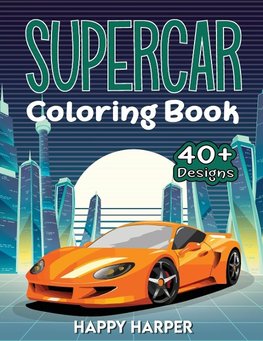 Supercar Coloring Book