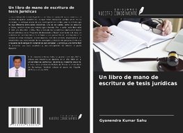 Un libro de mano de escritura de tesis jurídicas