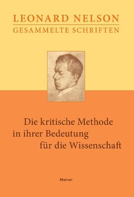 Die kritische Methode in ihrer Bedeutung für die Wissenschaft