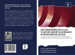 LES PARAMÈTRES DE LA LOI 12.305 DE 2010 ET LE SCÉNARIO D'APPLICABILITÉ LOCALE