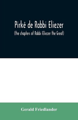 Pirkê de Rabbi Eliezer